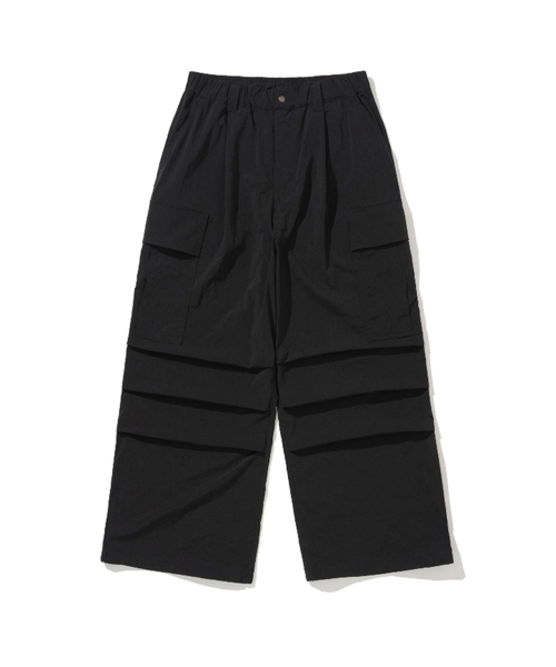 [UN] Lightweight Nylon Carpenter Pants Black