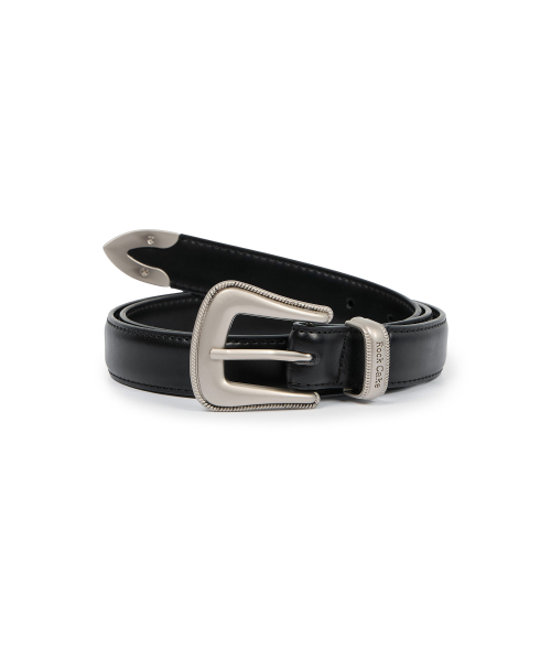 Western Style Belt - Black
