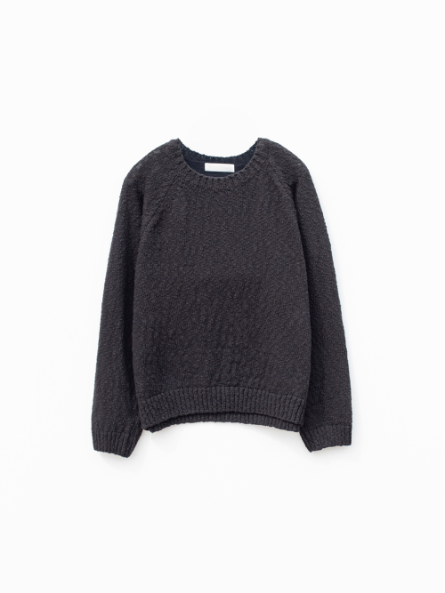 Cotton round knit (Black)
