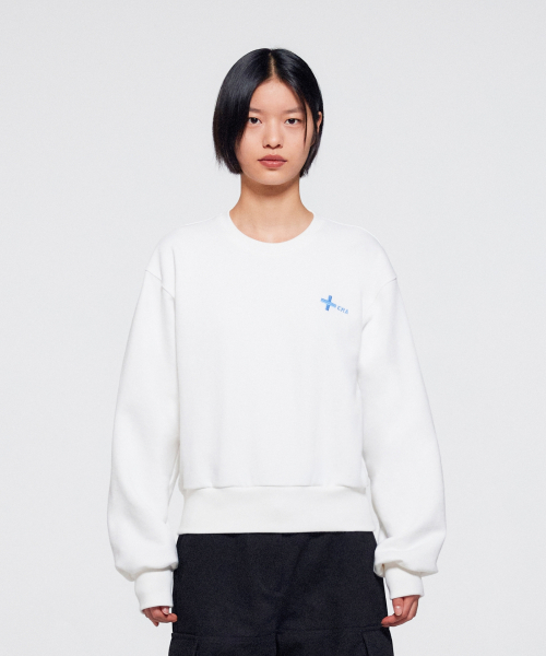 UNISEX ERA HEAVY SWEATSHIRTS - WHITE