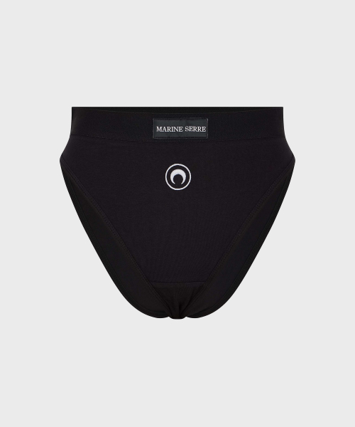 Moon Logo стрейч джерси хайвейст трусы Black