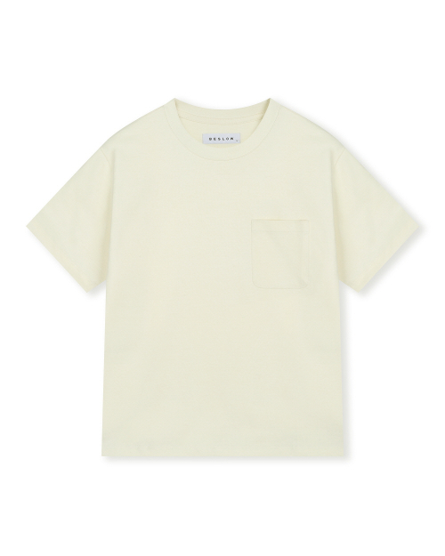 비슬로우() SLIM FIT T-SHIRT IVORY 상품 이미지