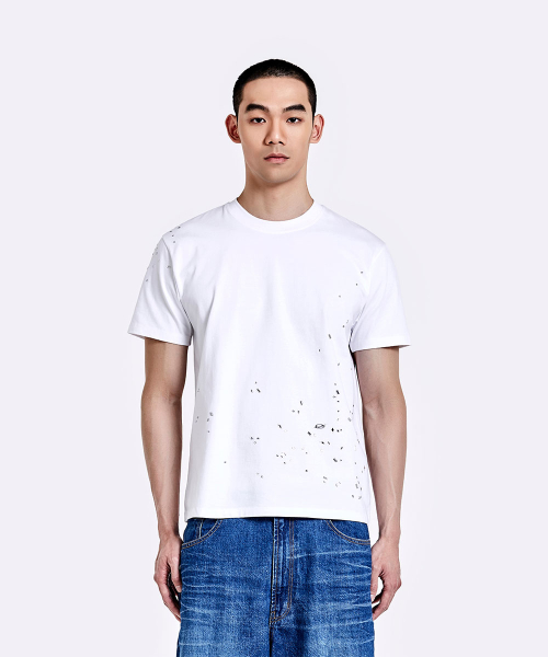 Crushed T-shirt - White