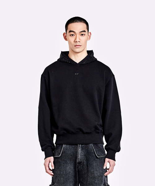 Rinestone Hoodie - Black