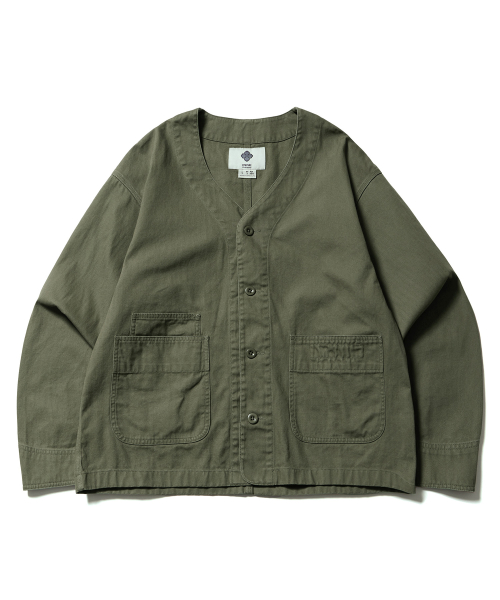ROUND ENGINEER HBT JACKET (OLIVE)