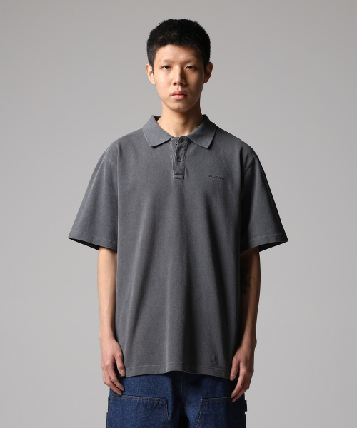 Футболка поло Garment Dyed Charcoal