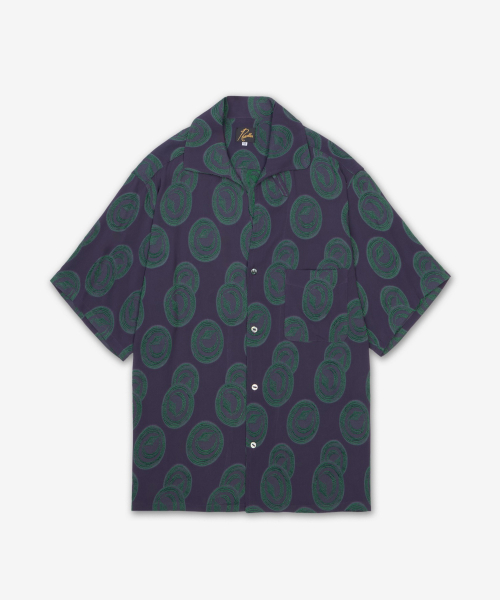 Рубашка с итальянским воротником - Purple:Green / QV123PURPLEGREEN