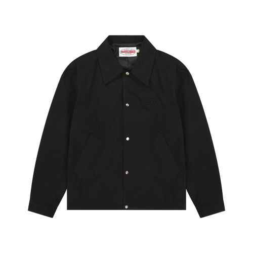 PATCH COLLAR JACKET (BLACK)