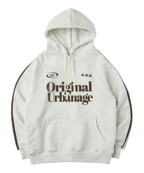 Оверсайз худи реглан Original Urbanage Oatmeal