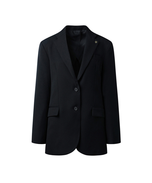 Star rivet basic jacket Black