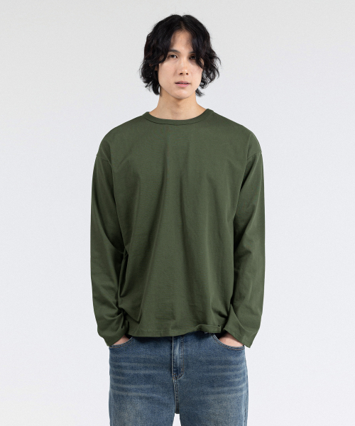Оверсайз лонгслив Cool Ever Khaki