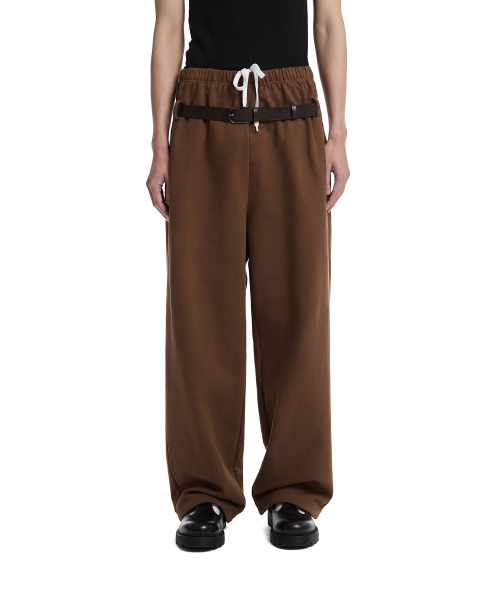 Belted Lounge Pants_Brown