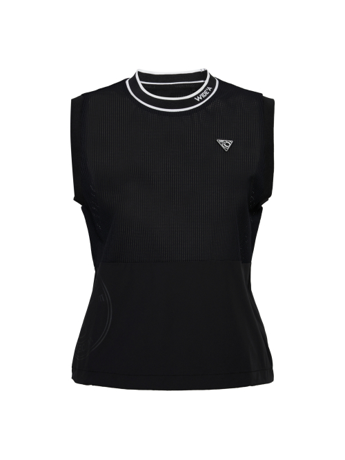 Сетчатый жилет TO Mesh Woven Mix L_Black