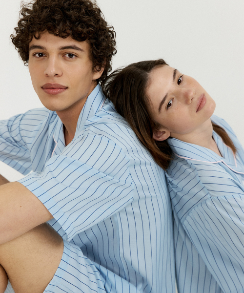 [모달100] (couple) Rain Short Pajama Set