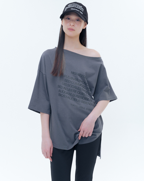 【Miseki SEOUL】25ss Unbalanced quote slit sleeves 미세키서울(MISEKI SEOUL) Unbalanced quote slit sleeves