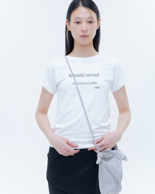 Tシャツ・カットソー MISEKI SEOUL Abyssesmarins raglan short sleeves KK5B0046 미세키서울 Abyssesmarins raglan short sleeves | 후루츠패밀리