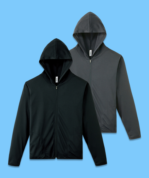 Спортивное худи на молнии из сетки dry - 4 COLOR