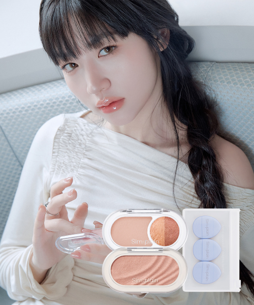 심플레인() [SET] 글림 온 아이즈 + 글림 온 치크 [증정] 듀얼섀도우브러쉬1P 상품 이미지