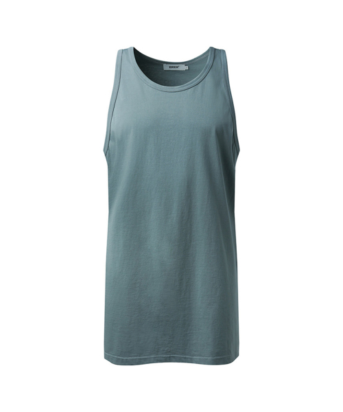 Men Basic tank top Sky blue