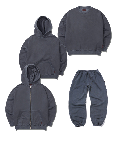 [SET] Комплект с широкими джоггерами Pigment [Navy]