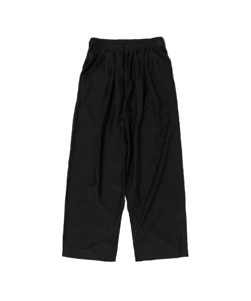 Брюки на резинке с оборками (Black)