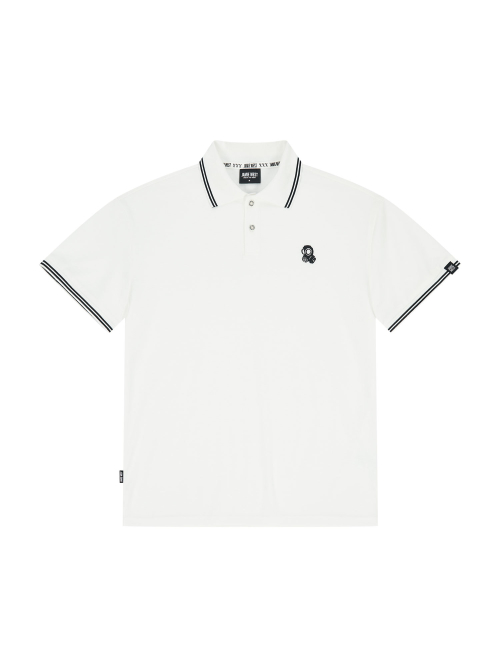 Поло-футболка Nik Stripe Point Essential White