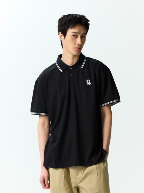 Поло Nick Stripe Point Essential (Black)