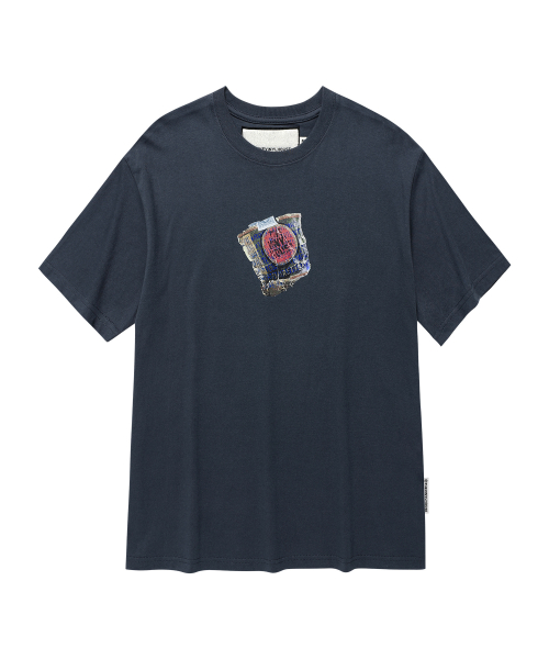 PAPER CIGARETTE TEE NAVY
