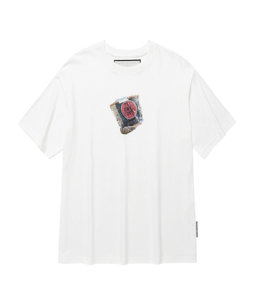 PAPER CIGARETTE TEE WHITE