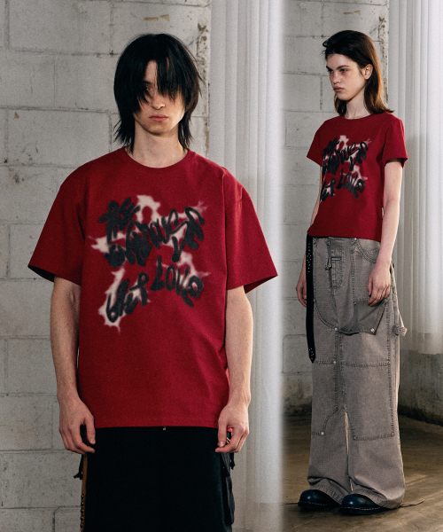 SPRAY STAR TEE RED