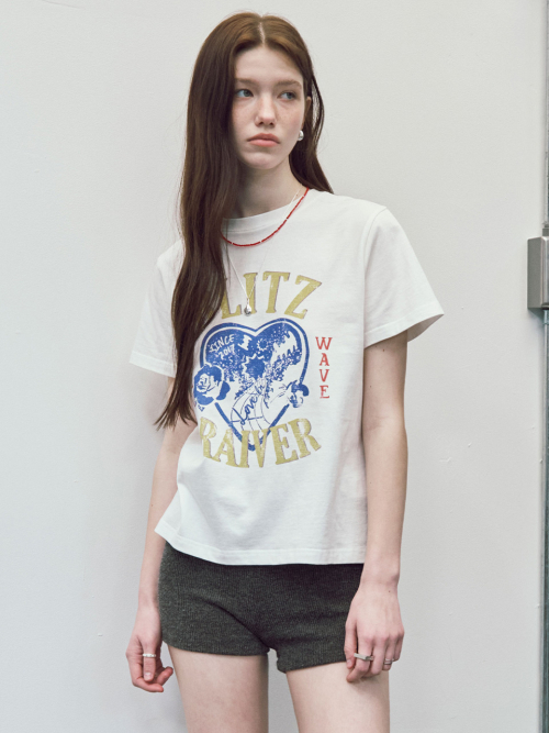 레이브(RAIVE) Pop New BLITZ Graphic T-Shirt VW5ME603_3color