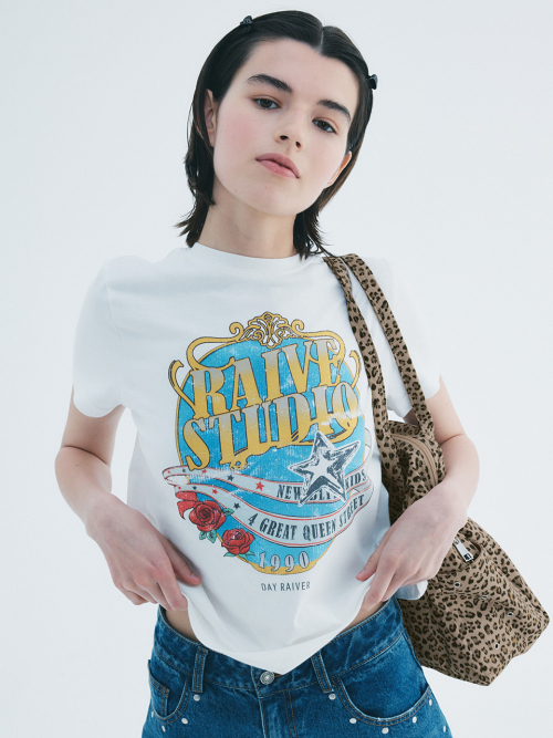 Crown Raive Graphic T-shirt VW5ME601_3color