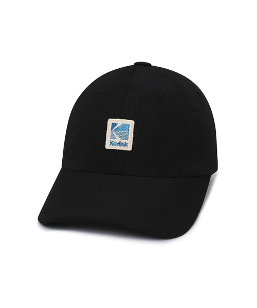 코닥 키즈 블루로고 릴렉스핏 볼캡 키즈 BLACK