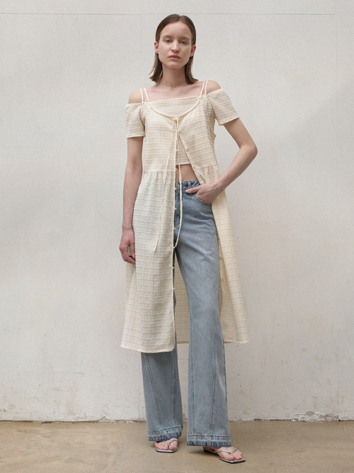CURVED WIDE DENIM PANTS(PT-5544)