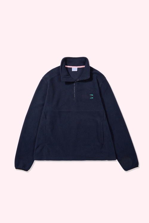 CozyFit fleece half zip up (Navy)