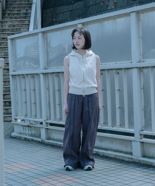 OHESHIO オヘシオ　FRILL WIDE PANTS ホワイト OHESHIO オヘシオ FRILL WIDE PANTS ホワイト OHESHIO | FRILL