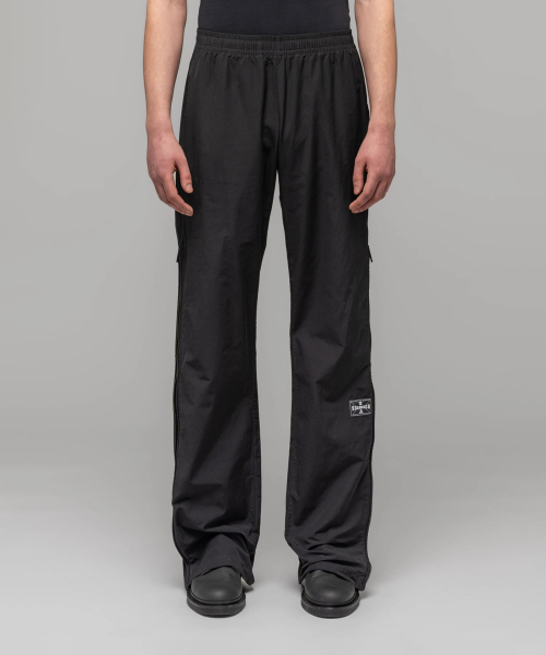 パンツ 032c FLARED TRACKSUIT TROUSERS (BLACK) 032씨(032C) (U) 플레어 트랙수트 트라우저 워시드 블랙 FLARED