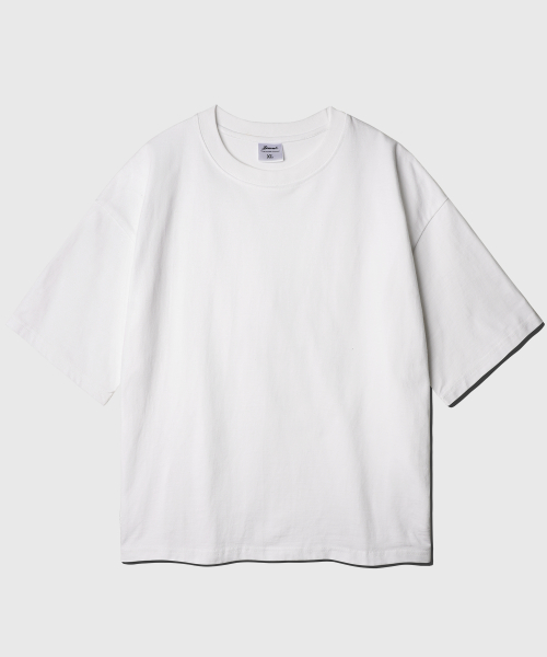 Boy Crop Short T-Shirt White KJST2619