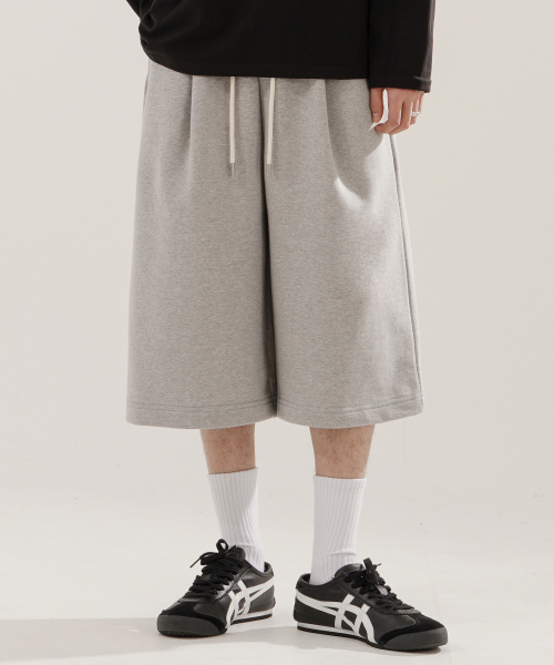 Flash Summer 8-Length Bermuda Pants Gray KJSP2618