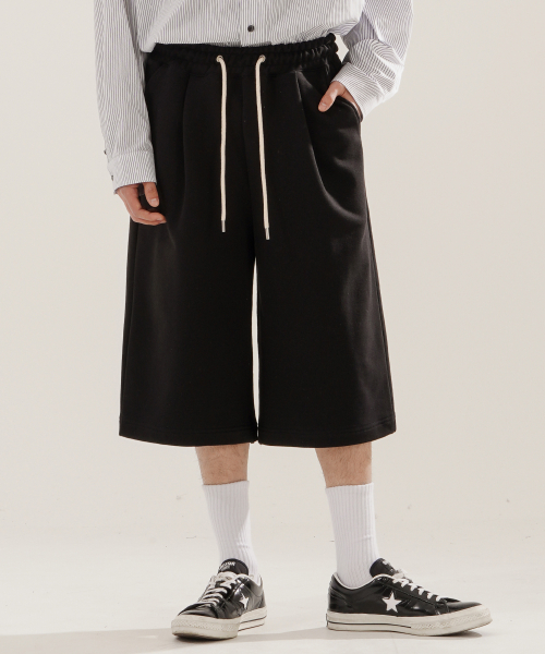 Flash Summer 8-Length Bermuda Pants Black KJSP2618