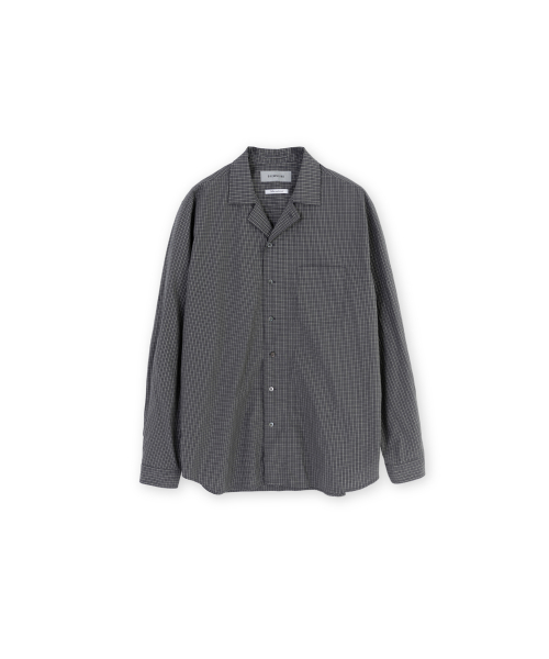 Double Layer Shirt, Grey Check