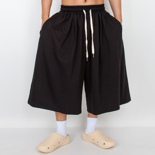 SUPER WIDE BERMUDA PANTS