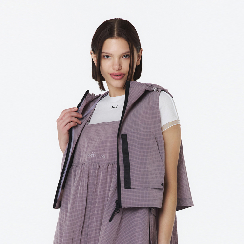 [오프로드] 유니 후디 베스트 - RIB (인디 퍼플)_5LG1412 5LG1412_518