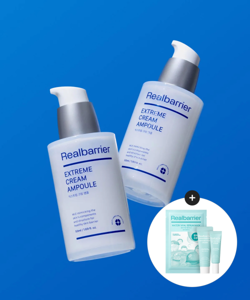 리얼베리어() 익스트림 크림 앰플 50MLX 2개 (증정 워터리 히알 (세럼 7ml+크림10ml)+마스크1매)) 상품 이미지