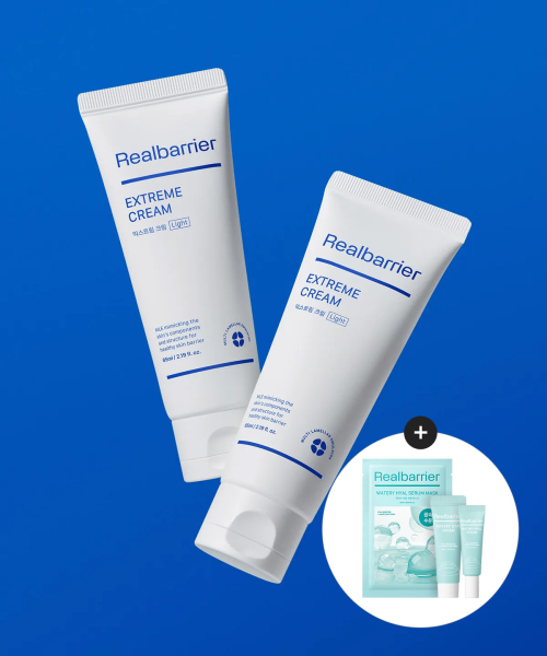 리얼베리어() 익스트림 크림 65ml 라이트 (tube)X 2개 (증정 워터리 히알 (세럼 7ml+크림10ml)+마스크1매)) 상품 이미지