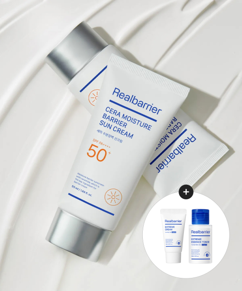 리얼베리어() 세라 수분 장벽 선크림 50MLX 2개 (증정 익스트림 (크림25ML+토너30ML)) 상품 이미지