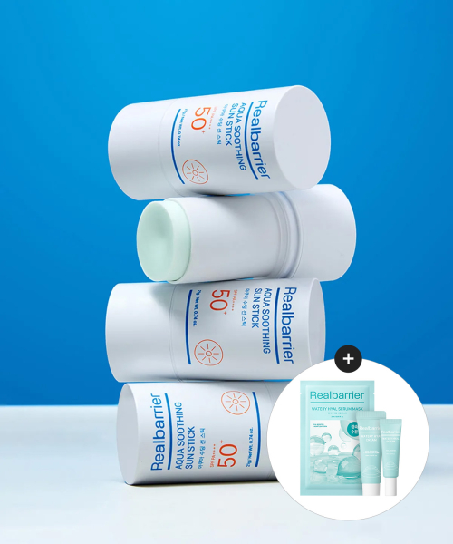 리얼베리어() 아쿠아 수딩 선 스틱 21GX 2개 (증정 워터리 히알 (세럼 7ml+크림10ml)+마스크1매)) 상품 이미지