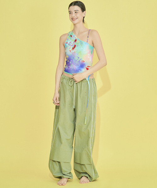 오로지() THISTLE CANVAS SKIN TOP-SEASONAL PRINT 상품 이미지