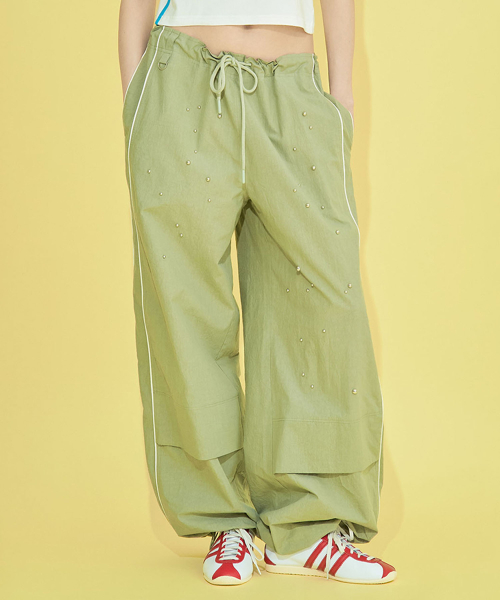 오로지() BOARDING STUD PANTS-KHAKI 상품 이미지