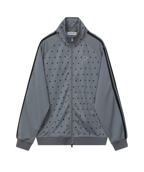 Зип-джерси в горошек (Grey)